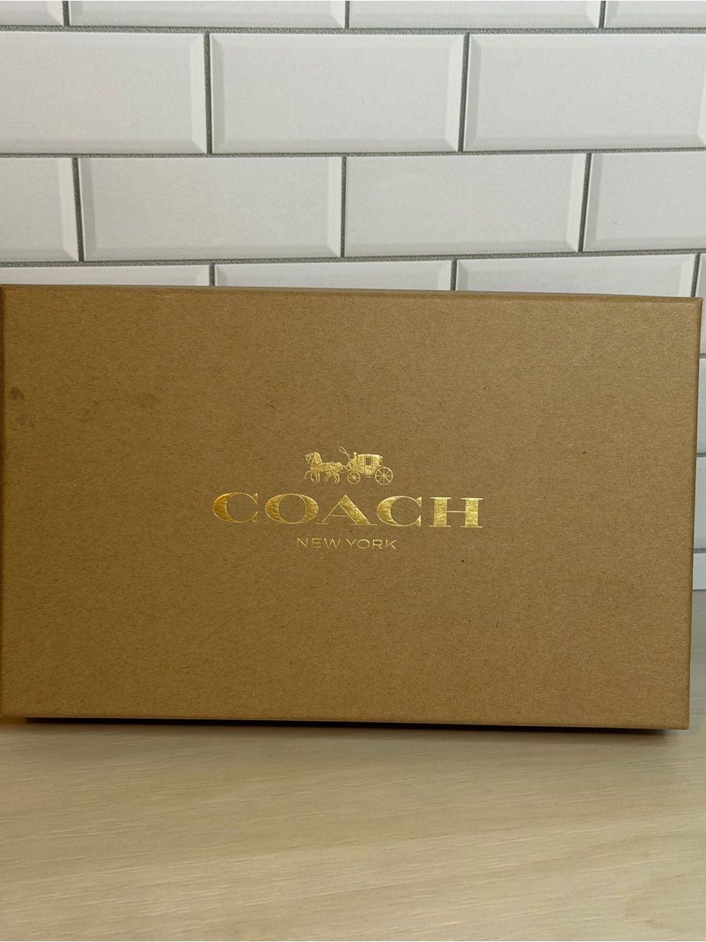 Coach Metallic Silver Signature Accordion Zip Wallet - Picture 8 of 9